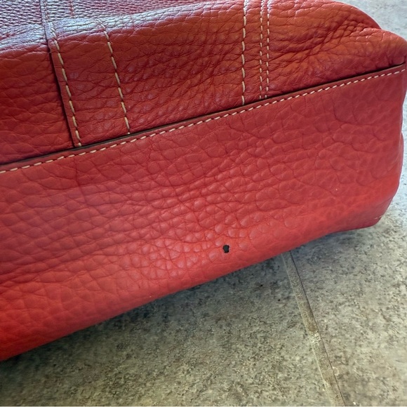 Coach Hamilton F13089 Red Pebbled Leather Y2K Tote • Women’s Shoulder Bag - Picture 9 of 12
